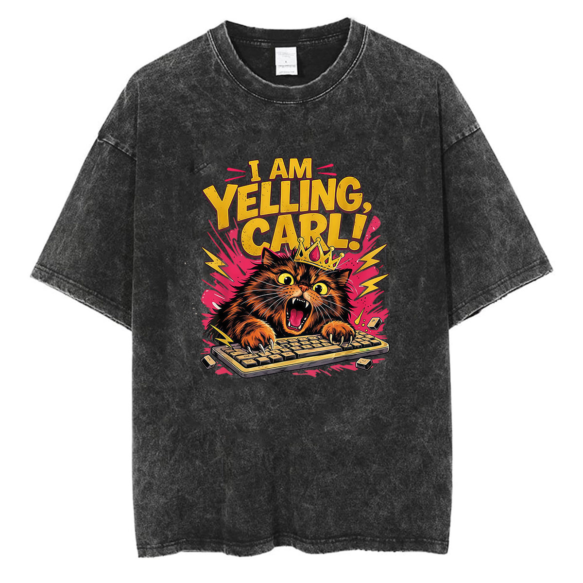 Retro Gaming T Shirt - Camiseta vintage lavada con estampado de