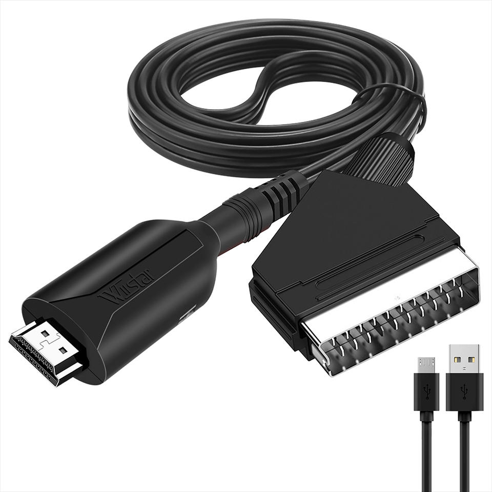 Scart To Hdmi - Convertidor de Cable Compatible con HDMI