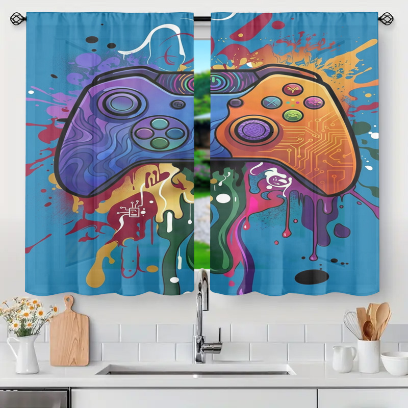Retro Gaming Youtube - Cortina Retro de Videojuegos, Decoración para