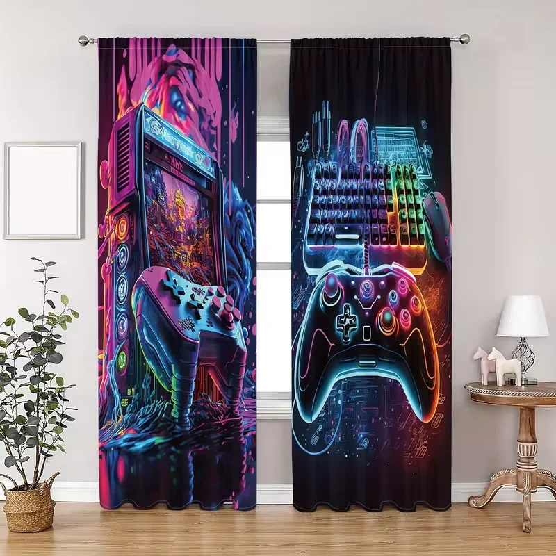 Cortinas con Estética Arcade d - Retro Gaming Youtube reseña y precio