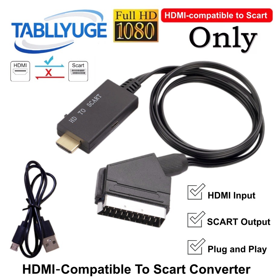Cable convertidor HDMI a SCART - Scart To Hdmi reseña y precio