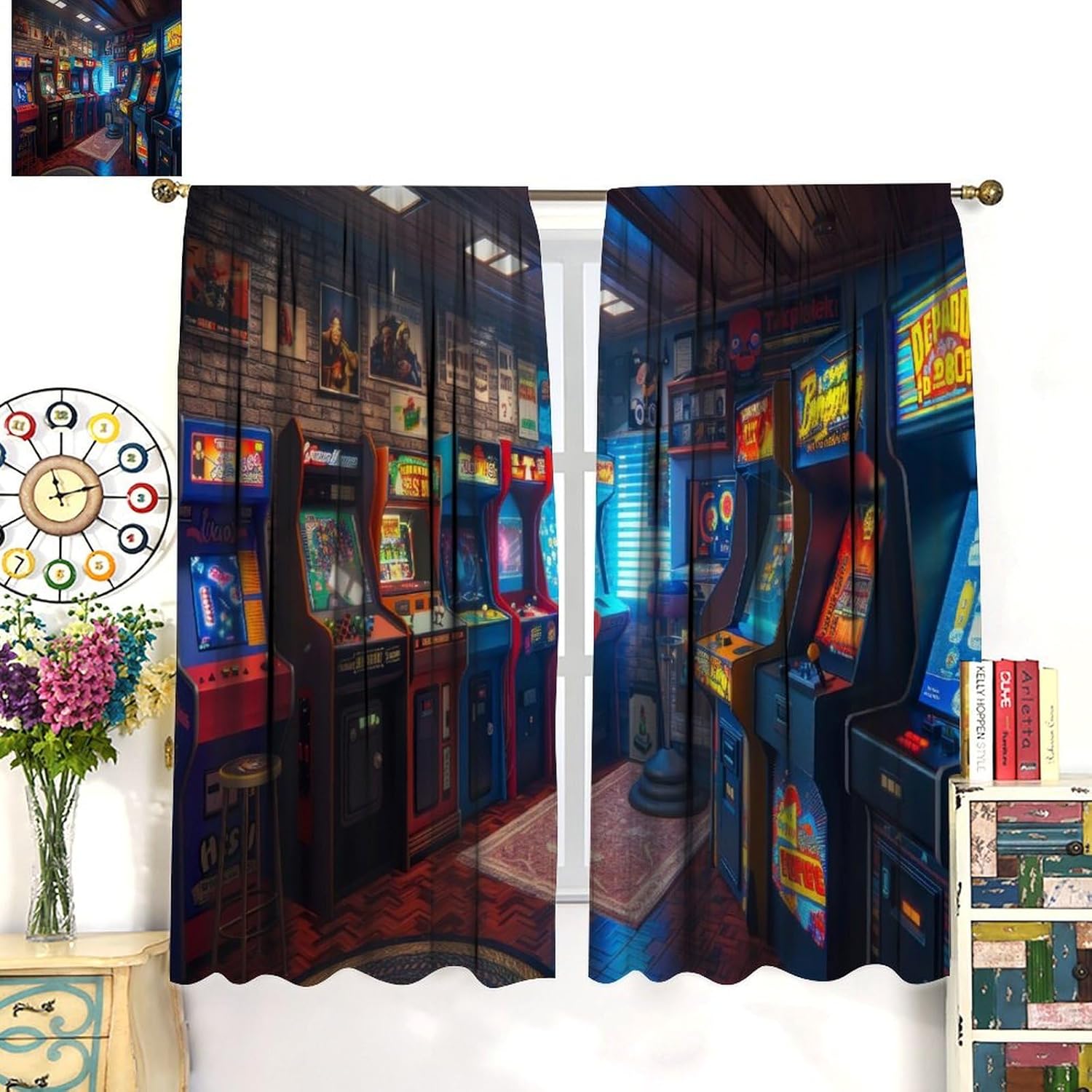 Cortinas opacas estilo arcade  - Retro Gaming Youtube reseña y precio