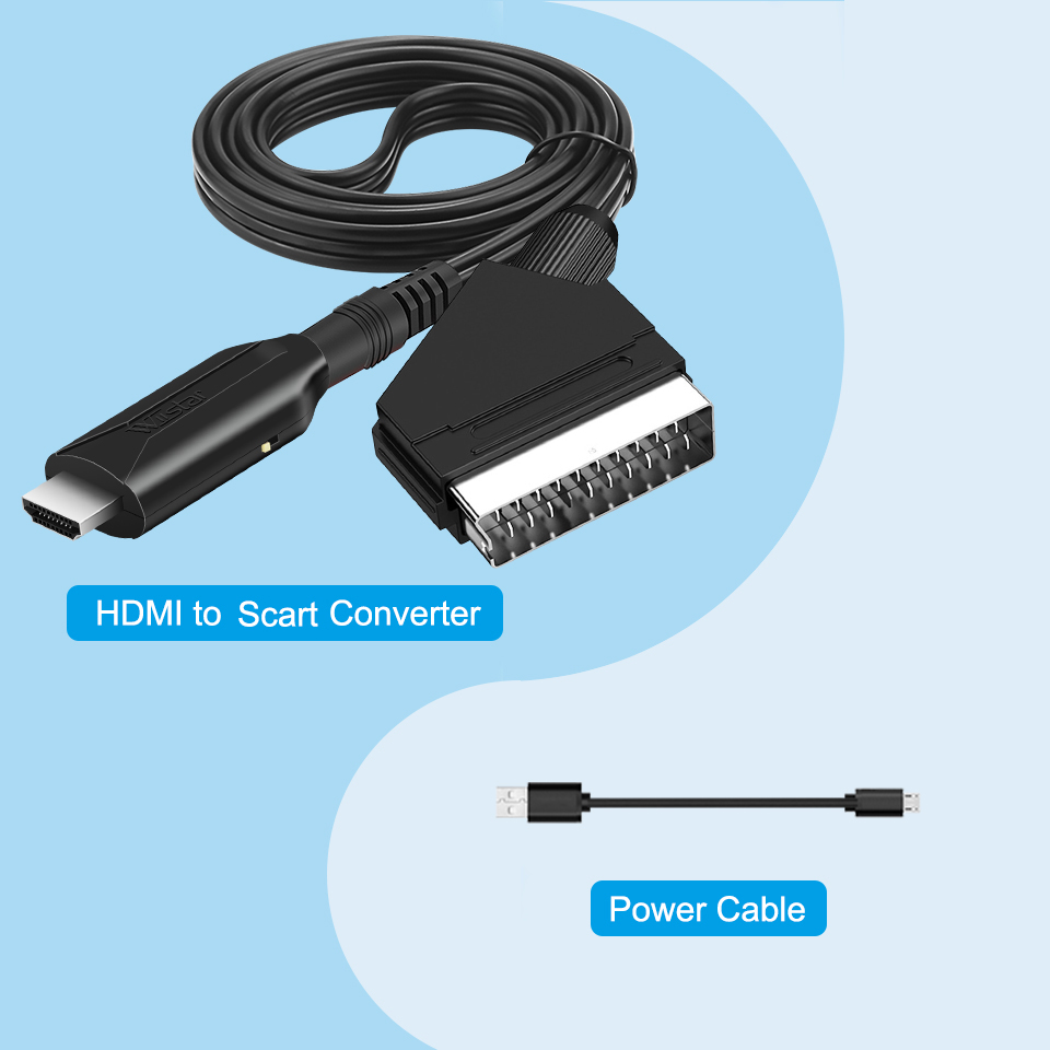 Adaptador convertidor de lujo  - Scart To Hdmi reseña y precio