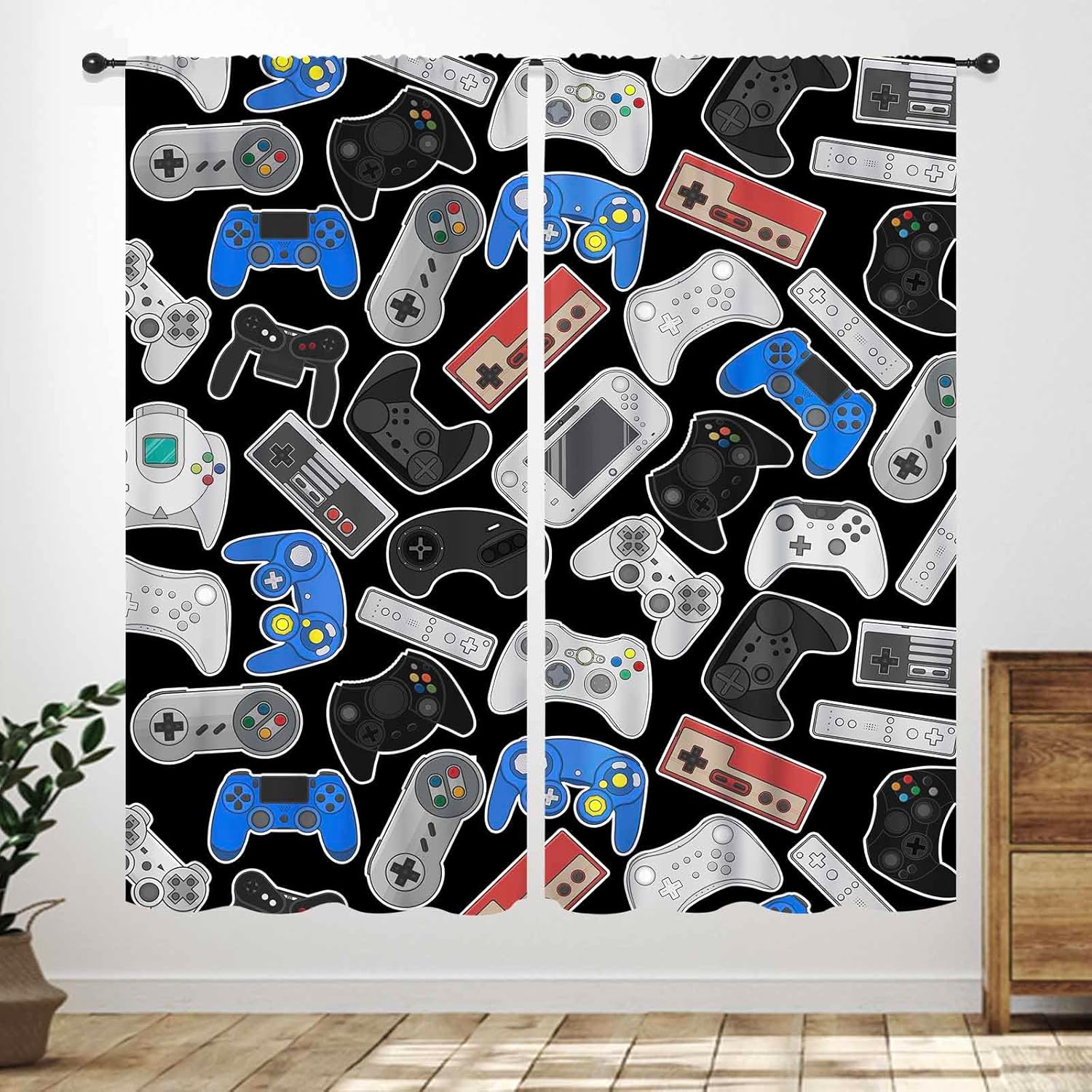 Cortinas con Diseño de Mandos  - Retro Gaming Youtube reseña y precio