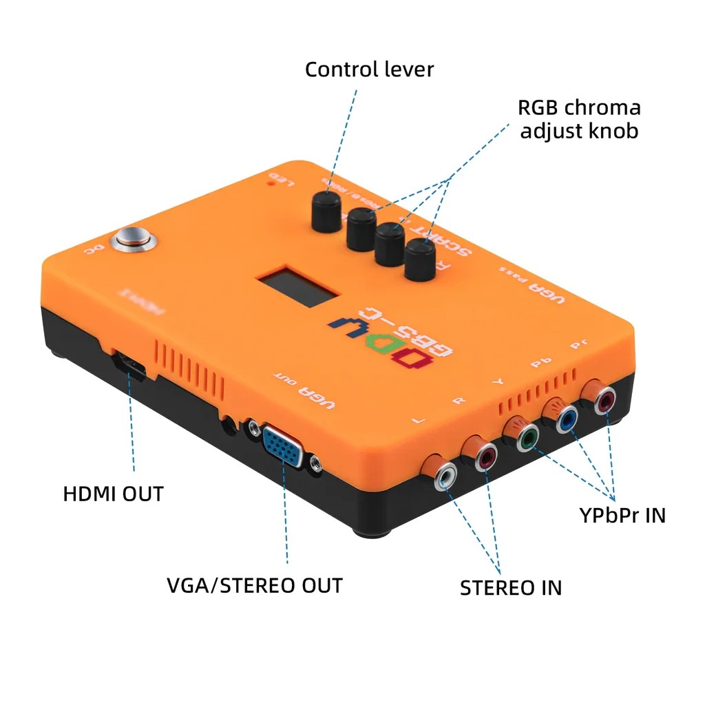Adaptador AIO OSSC ODV-GBS-C C - Retro Gaming N64 reseña y precio