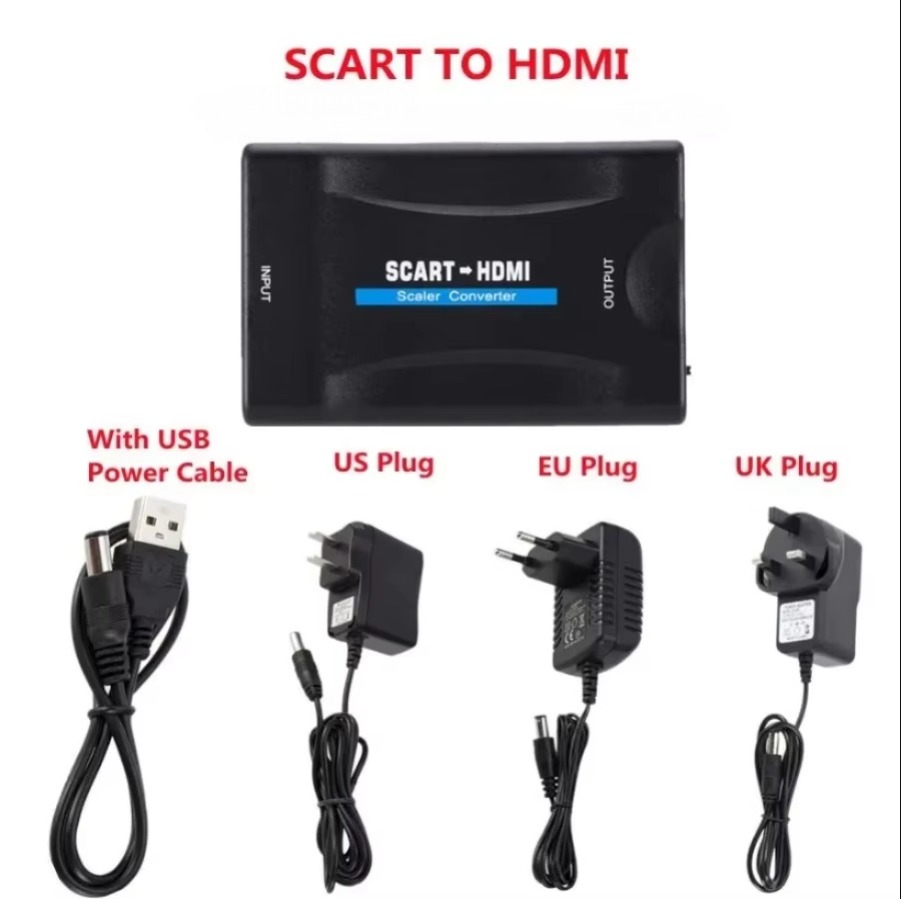 Adaptador SCART a HDMI Full HD - Scart To Hdmi reseña y precio
