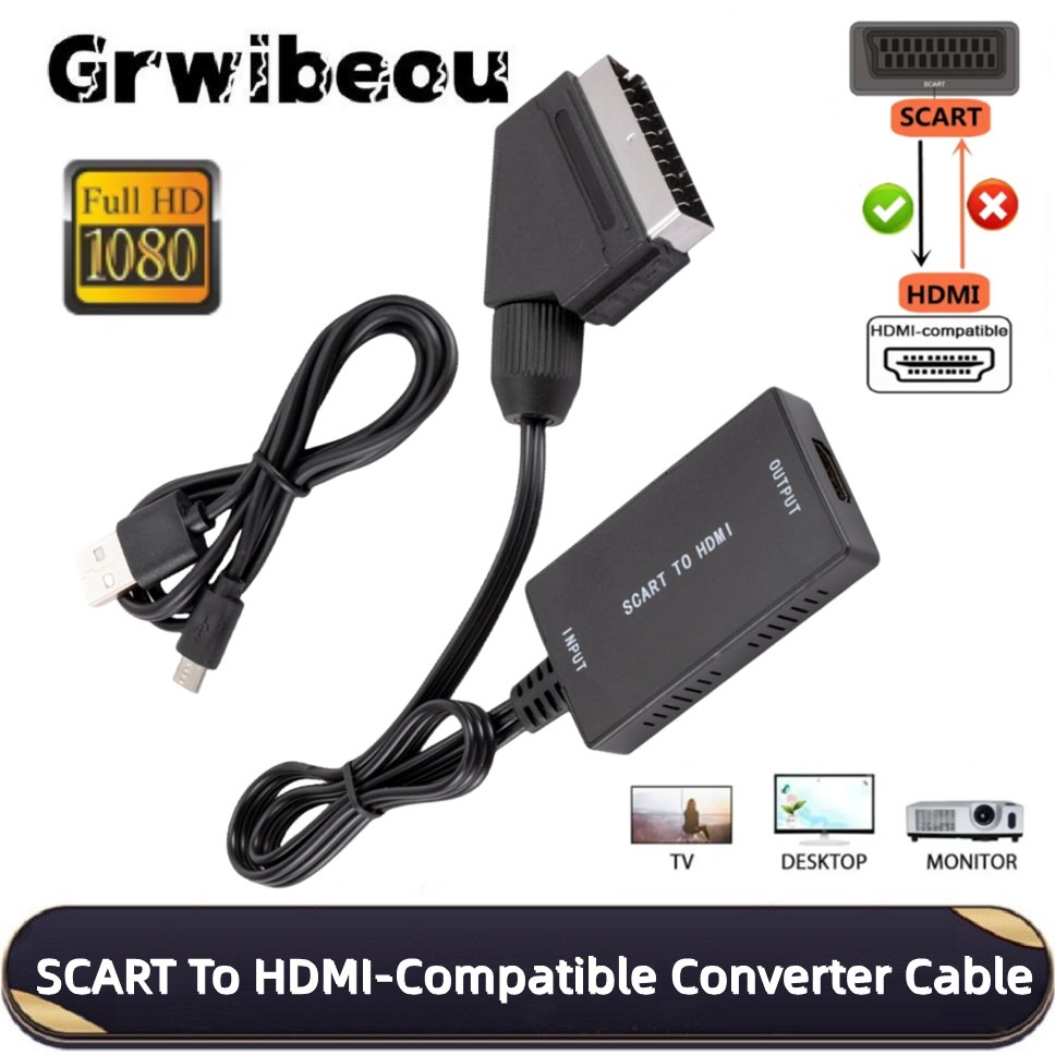 Convertidor Compatible con SCA - Scart To Hdmi reseña y precio